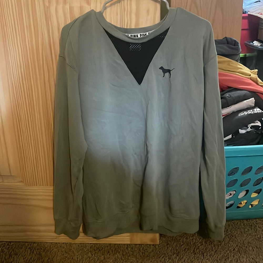 Pink Victoria secret crew neck
